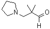 structure of CAS# 296264-94-3, 2,2-Dimethyl-3-(1-Pyrrolidinyl)Propanal;1-PYRROLIDINEPROPANAL, A,A-DIMETHYL-;2,2-dimethyl-3-(1-pyrrolidinyl)propanal;2,2-Dimethyl-3-pyrrolidin-1-ylpropanal