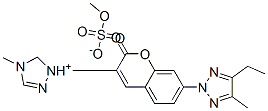 CAS#: 29641-53-0， 1-[7-(4-Ethyl-5-Methyl-2H-1,2,3-Triazol-2-Yl)-2-Oxo-2H-1-Benzopyran-3-Yl]-4-Methyl-1H-1,2,4-Triazolium Methyl Sulphate