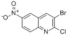 CAS#: 296759-32-5， 3-Bromo-2-Chloro-6-Nitro-Quinoline