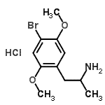 CAS#: 29705-96-2， 1-(4-Bromo-2,5-Dimethoxyphenyl)-2-Propanamine Hydrochloride (1:1)