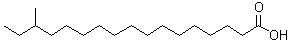 CAS 登录号：29709-08-8， 15-甲基十七烷酸