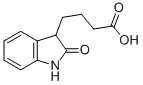 structure of CAS# 2971-18-8, 2,3-Dihydro-2-Oxo-1H-Indole-3-Butanoicacid;4-[(3S)-2-Oxoindolin-3-Yl]Butanoate;4-[(3S)-2-Oxo-3-Indolinyl]Butanoate;4-[(3S)-2-Ketoindolin-3-Yl]Butyrate