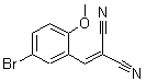CAS 登录号：2972-77-2， (5-溴-2-甲氧基苄亚基)丙二腈