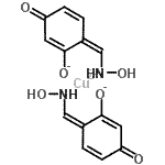 CAS#: 29724-75-2， Copper(2+) Bis{(6Z)-6-[(Hydroxyamino)Methylene]-3-Oxo-1,4-Cyclohexadien-1-Olate}