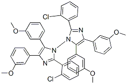 CAS#: 29777-36-4， 2,2'-Bis(2-Chlorophenyl)-4,4',5,5'-Tetrakis(3-Methoxyphenyl)-1,1'-Bi-1H-Imidazole