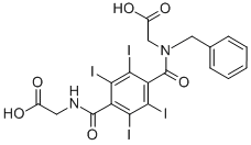 CAS#: 29779-64-4， N-(4-(((Carboxymethyl)Amino)Carbonyl)-2,3,5,6-Tetraiodobenzoyl)-N-(Phenylmethyl)Glycine