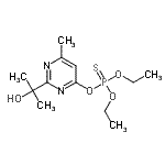 CAS#: 29820-16-4， O,O-Diethyl O-[2-(2-Hydroxy-2-Propanyl)-6-Methyl-4-Pyrimidinyl] Phosphorothioate