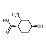CAS#: 298204-37-2， (1S,2R,4S)-2-Amino-4-hydroxycyclohexanecarboxylic acid
