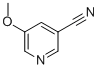 structure of CAS# 298204-74-7, 5-Methoxy-3-Pyridinecarbonitrile;3-Pyridinecarbonitrile,5-Methoxy-(9CI);3-Pyridinecarbonitrile, 5-Methoxy-;5-Methoxy-3-Pyridinecarbonitrile