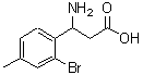 CAS#: 299167-36-5， 3-Amino-3-(2-Bromo-4-Methylphenyl)Propanoic Acid