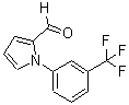 结构式 CAS# 299169-87-2, 1-[3-(三氟甲基)苯基]-1H-吡咯-2-甲醛