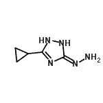 CAS#: 299170-05-1， (3Z)-5-Cyclopropyl-3-Hydrazono-2,3-Dihydro-1H-1,2,4-Triazole