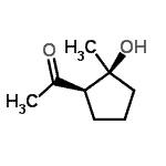 CAS#: 299895-60-6， 1-[(1R,2S)-2-Hydroxy-2-Methylcyclopentyl]Ethanone