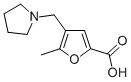 structure of CAS# 299920-96-0, 5-Methyl-4-Pyrrolidin-1-Ylmethyl-Furan-2-Carboxylic Acid;5-Methyl-4-(1-Pyrrolidin-1-Iumylmethyl)-2-Furancarboxylate;5-Methyl-4-(Pyrrolidin-1-Ium-1-Ylmethyl)-2-Furoate;Zinc00310284