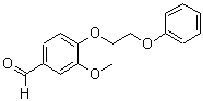 CAS#: 299936-09-7， 3-Methoxy-4-(2-Phenoxyethoxy)Benzaldehyde