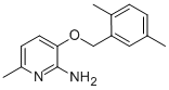 structure of CAS# 300665-41-2, 3-[(2,5-Dimethylbenzyl)Oxy]-6-Methylpyridin-2-Amine