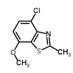 CAS#: 300706-39-2， 4-Chloro-7-Methoxy-2-Methyl-1,3-Benzothiazole