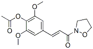 CAS#: 30076-09-6， [2,6-Dimethoxy-4-[(E)-3-(1,2-Oxazolidin-2-Yl)-3-Oxoprop-1-Enyl]Phenyl] Acetate