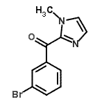 CAS#: 300849-76-7， (3-Bromophenyl)(1-Methyl-1H-Imidazol-2-Yl)Methanone