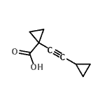 CAS#: 30116-04-2， 1-(Cyclopropylethynyl)Cyclopropanecarboxylic Acid