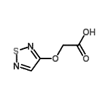 CAS#: 301187-63-3， (1,2,5-Thiadiazol-3-Yloxy)Acetic Acid
