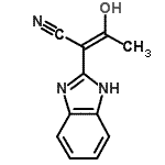 CAS#: 301312-88-9， (2E)-2-(1H-Benzimidazol-2-Yl)-3-Hydroxy-2-Butenenitrile