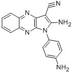 CAS#: 301358-46-3， 2-Amino-1-(4-aminophenyl)-1H-pyrrolo(2,3-b)quinoxaline-3-carbonitrile
