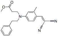 CAS 登录号：30165-79-8， N-[4-(2,2-二氰基乙烯基)间甲苯基]-N-苯乙基-beta-丙氨酸甲酯
