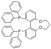 结构式 CAS# 301847-89-2, (R)-1,13-二(二苯基膦基)-7,8-二氢-6H-二苯并[f,h][1,5]二氧杂环壬四烯