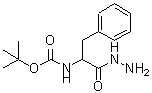 structure of CAS# 30189-48-1, Tert-Butyl N-(1-Benzyl-2-Hydrazino-2-Oxoethyl)Carbamate;Tert-Butyl N-[2-Hydrazino-2-Oxo-1-(Phenylmethyl)Ethyl]Carbamate;N-[2-Hydrazino-2-Oxo-1-(Phenylmethyl)Ethyl]Carbamic Acid Tert-Butyl Ester;N-[1-(Benzyl)-2-Hydrazino-2-Keto-Ethyl]Carbamic Acid Tert-Butyl Ester