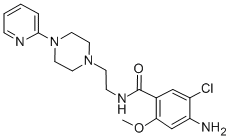 CAS#: 30198-81-3， 4-Amino-5-Chloro-2-Methoxy-N-[2-(4-Pyridin-2-Ylpiperazin-1-Yl)Ethyl]Benzamide