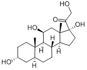 CAS#: 302-91-0， 2-Hydroxy-1-[(3R,5S,8S,9S,10S,11S,13S,14S,17R)-3,11,17-Trihydroxy-10,13-Dimethyl-1,2,3,4,5,6,7,8,9,11,12,14,15,16-Tetradecahydrocyclopenta[a]Phenanthren-17-Yl]Ethanone