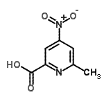 CAS#: 30235-16-6， 6-Methyl-4-Nitro-2-Pyridinecarboxylic Acid