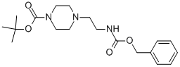 structure of CAS# 302557-32-0, 4-[2-[[(Phenylmethoxy)Carbonyl]Amino]Ethyl]-1-Piperazinecarboxylic Acid 1,1-Dimethylethyl Ester;Tert-Butyl 4-(2-(((Benzyloxy)Carbonyl)Amino)Ethyl)Piperazine-1-Carboxylate;1-N-BOC-4-(2-N-CBZ-AMINOETHYL)PIPERAZINE