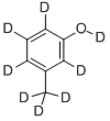 结构式 CAS# 302911-90-6, 1,2,3,5-四氘-4-氘氧基-6-(三氘甲基)苯