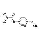 CAS 登录号：30292-13-8， 3-(6-甲氧基-3-吡啶基)-1,1-二甲基脲