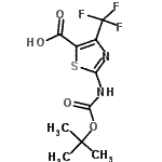 CAS#: 302963-97-9， 2-(Tert-Butoxycarbonylamino)-4-(Trifluoromethyl)Thiazole-5-Carboxylic Acid