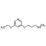 CAS#: 303104-61-2， 3-[(5-Ethoxy-3-Pyridinyl)Oxy]-N-Methyl-1-Propanamine