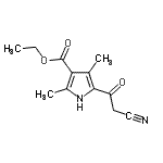 CAS#: 303126-23-0， Ethyl 5-(Cyanoacetyl)-2,4-Dimethyl-1H-Pyrrole-3-Carboxylate