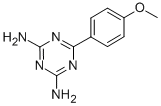 结构式 CAS# 30354-91-7, 6-(4-甲氧基苯基)-1,3,5-三嗪-2,4-二胺