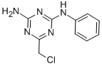 结构式 CAS# 30355-60-3, 6-(氯甲基)-N-苯基-1,3,5-三嗪-2,4-二胺
