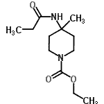 CAS#: 303983-35-9， Ethyl 4-Methyl-4-(Propionylamino)-1-Piperidinecarboxylate