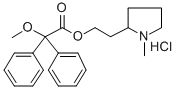 CAS#: 3043-14-9， 2-(1-Methylpyrrolidin-1-Ium-2-Yl)Ethyl 2-Methoxy-2,2-Diphenylacetate Chloride