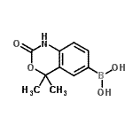 CAS#: 304853-90-5， (4,4-Dimethyl-2-Oxo-1,4-Dihydro-2H-3,1-Benzoxazin-6-Yl)Boronic Acid