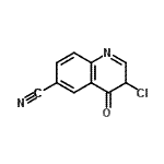 CAS#: 304904-67-4， 3-Chloro-4-Oxo-3,4-Dihydro-6-Quinolinecarbonitrile