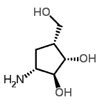 CAS#: 305384-32-1， (1S,2S,3R,5R)-3-Amino-5-(Hydroxymethyl)-1,2-Cyclopentanediol