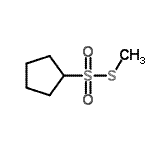CAS#: 30547-09-2， S-Methyl cyclopentanesulfonothioate