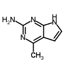 CAS#: 306314-93-2， 4-Methyl-7H-Pyrrolo[2,3-d]Pyrimidin-2-Amine