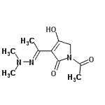 CAS#: 306753-96-8， 1-Acetyl-3-[(1E)-N,N-Dimethylethanehydrazonoyl]-4-Hydroxy-1,5-Dihydro-2H-Pyrrol-2-One