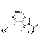 CAS#: 306753-97-9， 1-Acetyl-3-[(1Z)-Butanehydrazonoyl]-4-Hydroxy-1,5-Dihydro-2H-Pyrrol-2-One
